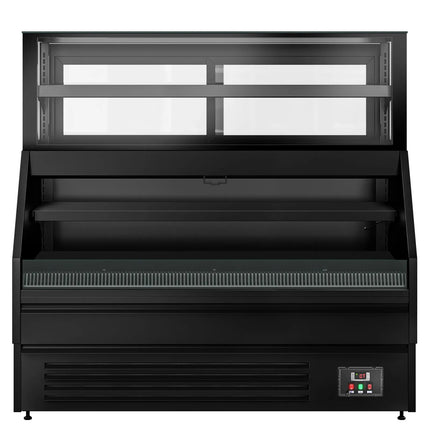 GGM Gastro Serve Over Counter HELSINKI - 1500x800mm - with 4 shelves - capacity 251 litres - black front