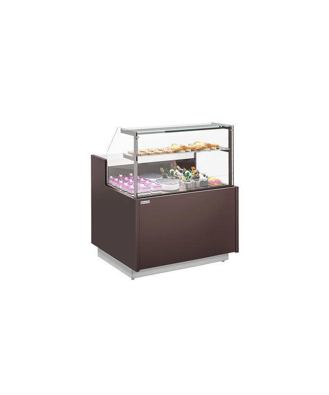 GGM Gastro Serve Over Counter RIGA - 1058mm - with 1 door - LED lighting - capacity 103 litres