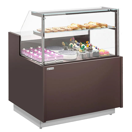 GGM Gastro Serve Over Counter RIGA - 1058mm - with 1 door - LED lighting - capacity 103 litres