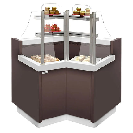 GGM Gastro Serve Over Counter RIGA - 1365mm - 2 shelves