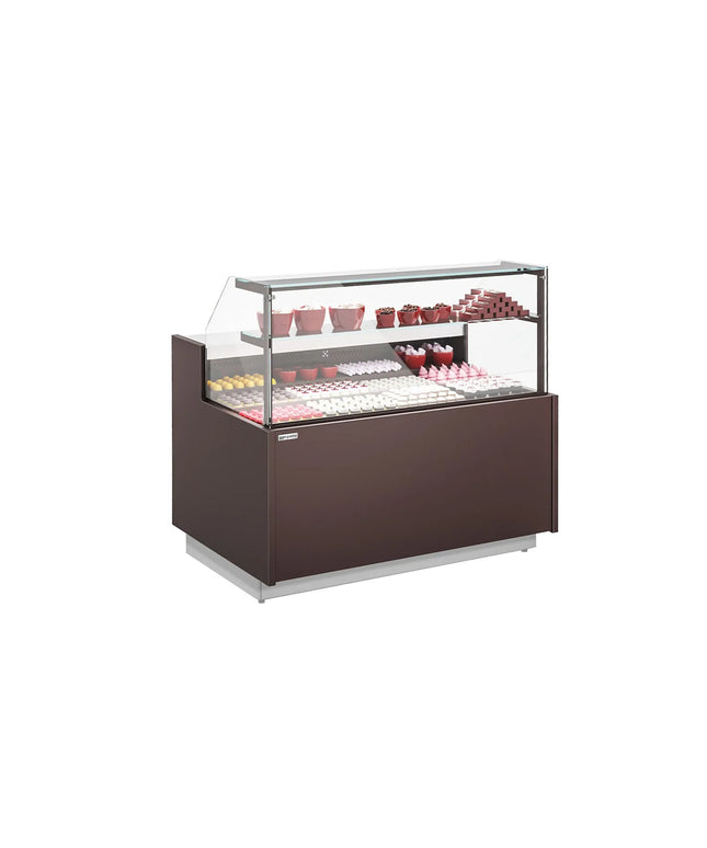 GGM Gastro Serve Over Counter RIGA - 1370mm - double glazing - with 2 shelves - with 2 doors - capacity 138 litres