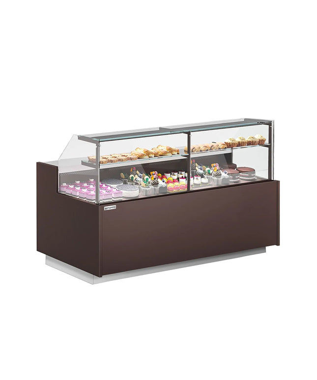 GGM Gastro Serve Over Counter RIGA - 1995mm - with 3 doors - LED lighting - capacity 206 litres