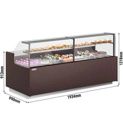 GGM Gastro Serve Over Counter RIGA - 2620x990mm - with 4 doors - 2 shelves - capacity 275 litres