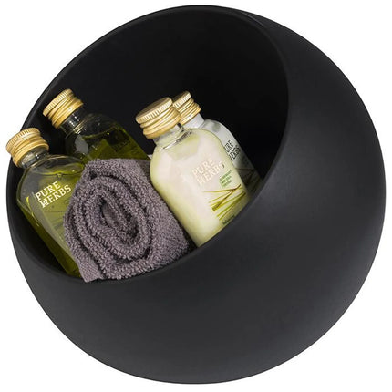 GGM Gastro Serving Set - MOON - Melamine & Silicone - 0.8L - square - 2-piece set - 190x190mm - Depth: 175mm - Black