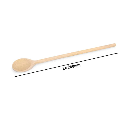 GGM Gastro Serving Spoon - Length: 240mm - Wood - oval