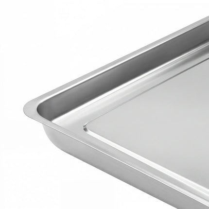 GGM Gastro Serving Tray - Stainless Steel - with Rim - 768x268x40mm