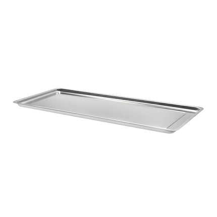 GGM Gastro Serving Tray - Stainless Steel - with Rim - 820x270x20mm