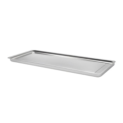 GGM Gastro Serving Tray - Stainless Steel - with Rim - 820x270x40mm