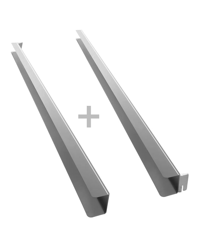 GGM Gastro Shelf guides - Rails set, right & left - 30x700x30mm - for ETKSC792DN series - Mounted