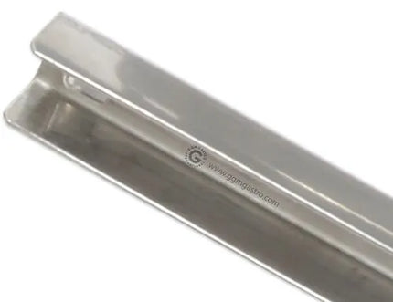 GGM Gastro Shelf guides - Stainless steel - 20x530x18mm - for Refrigerated Worktable KTS, GTS & ZBS7 series