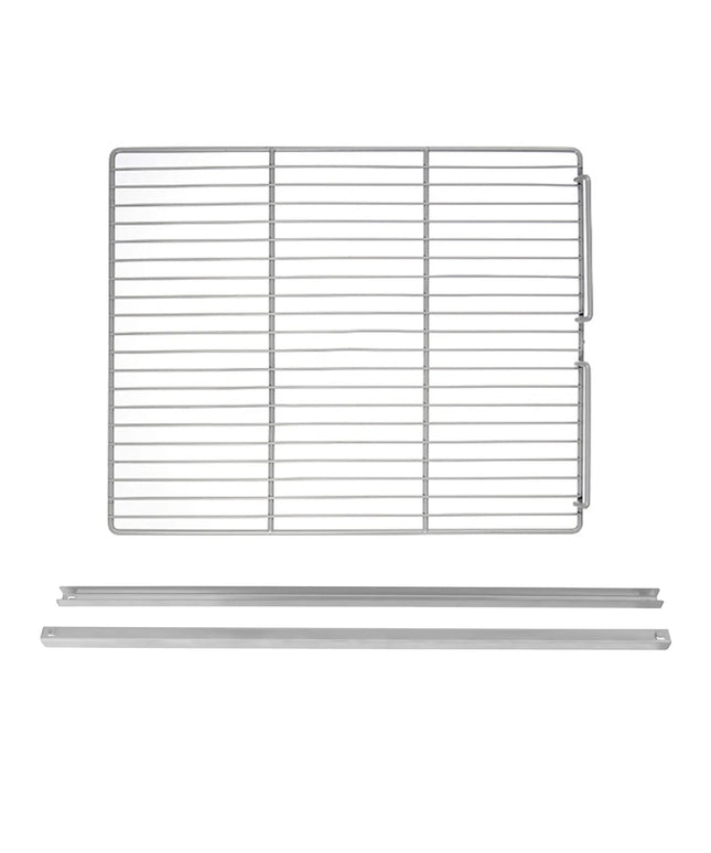 GGM Gastro Shelf guides - Stainless steel - 602x800mm - for BKG800 & BTKG800 - with support grid