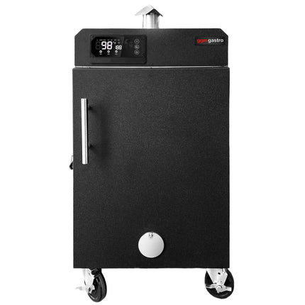GGM Gastro Smoker Oven - Digital - with 4 Racks - 509x581mm - on Wheels - Black