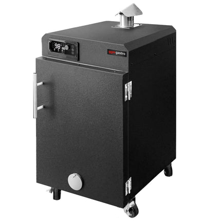 GGM Gastro Smoker Oven - Digital - with 4 Racks - 509x581mm - on Wheels - Black