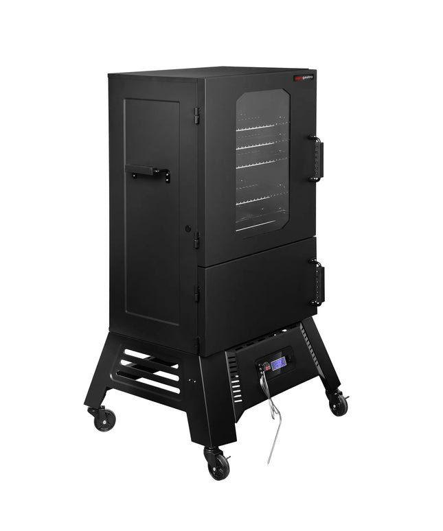 GGM Gastro Smoker Oven - Digital - with 4 Racks - 670x739mm - on Wheels - Black