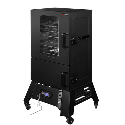 GGM Gastro Smoker Oven - Digital - with 4 Racks - 670x739mm - on Wheels - Black