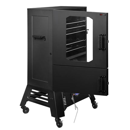 GGM Gastro Smoker Oven - Digital - with 4 Racks - 670x739mm - on Wheels - Black