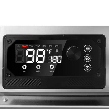 GGM Gastro Smoker Oven - Digital - with 6 Racks - 509x556mm - on Wheels - Black