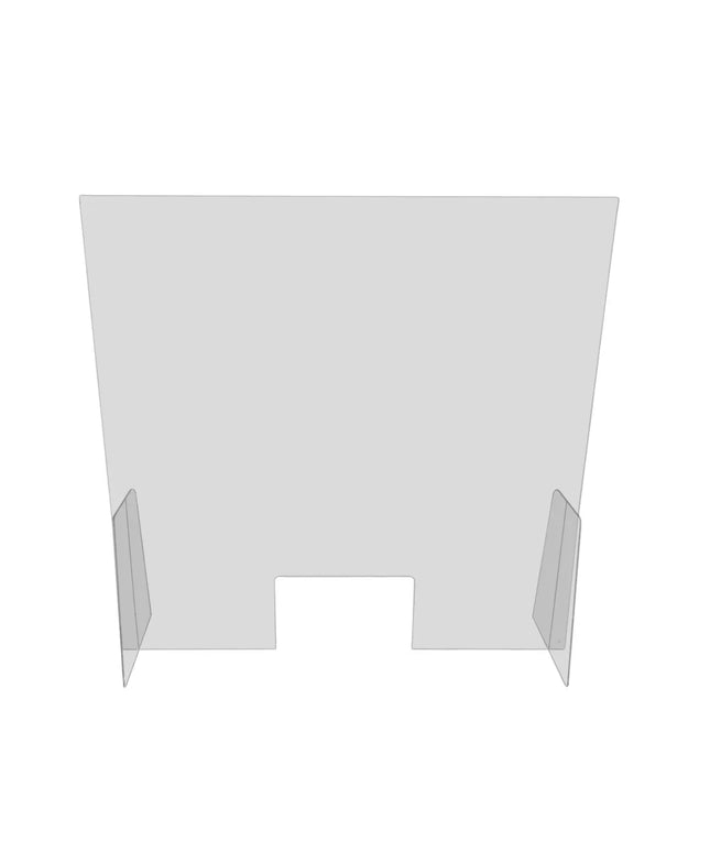 GGM Gastro Sneeze Screen - Acrylic - 600x800mm - with Pass-Through