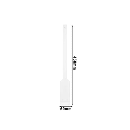 GGM Gastro Spatula - PE - 30x60mm - Length: 450mm - White