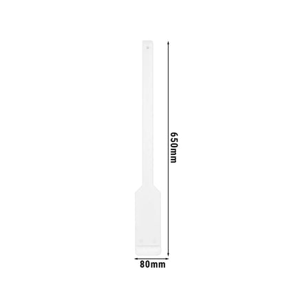 GGM Gastro Spatula - PE - 30x80mm - Length: 650mm - White