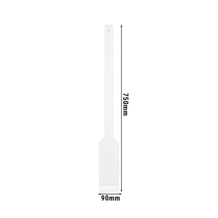 GGM Gastro Spatula - PE - 40x90mm - Length: 750mm - White