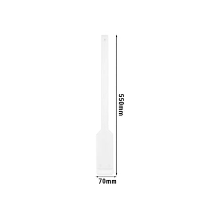 GGM Gastro Spatula - PE - Length: 550mm - White - 30x70mm