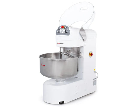 GGM Gastro Spiral Dough Mixer - 188L / 120kg - Twin Speed - Fixed Head & Bowl - with Timer - 400V 3‑Phase - For Pizza & Bread Dough
