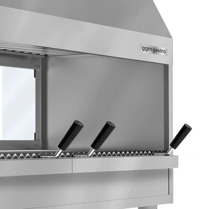 GGM Gastro Stainless Steel Charcoal Grill - 1500mm
