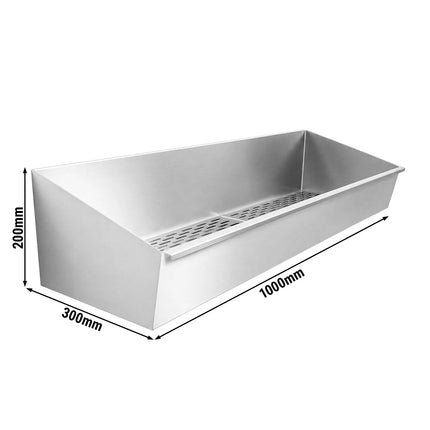 GGM Gastro Stainless Steel Chip Tray - 1000x300mm