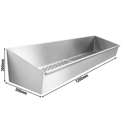GGM Gastro Stainless Steel Chip Tray - 1200x300mm