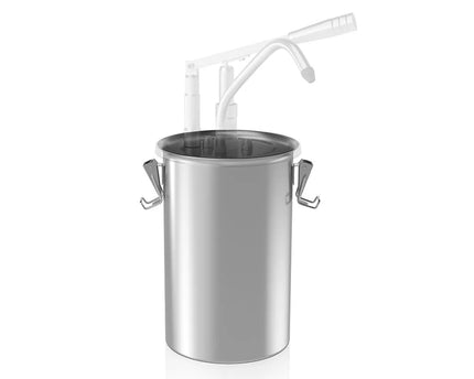 GGM Gastro Stainless Steel Container (for SRK5) - Chrome-Plated - Stainless Steel - 180x180x400mm - 4.5L