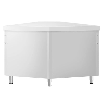 GGM Gastro Stainless Steel Corner Floor Cupboard KOPENHAGEN - 1001x1001mm