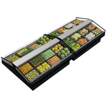 GGM Gastro Stainless steel cover - for two Refrigerated Islands - 2500x487x33mm - for KIBL2580