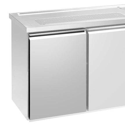 GGM Gastro Stainless steel door - Stainless steel - 550x50x700mm - Reversible hinge - for Refrigerated Beer Counter series BRA & BLA