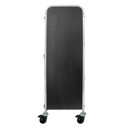 GGM Gastro Stainless Steel Double Gastronorm Racking Trolley - 30-Level - for 30 x GN 1/1 Trays - with low-noise braked castors