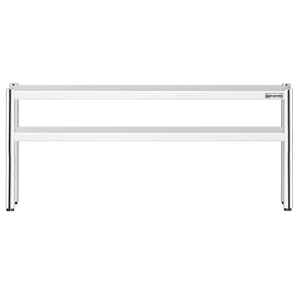 GGM Gastro Stainless Steel double Overshelf  - 1800x370mm - height-adjustable