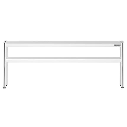 GGM Gastro Stainless Steel double Overshelf  - 2000x370mm - height-adjustable