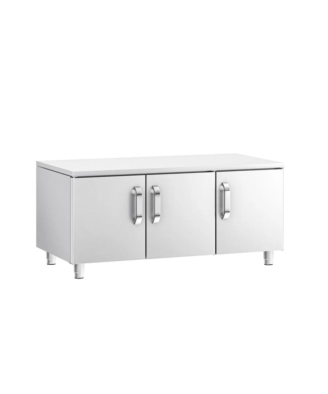 GGM Gastro Stainless Steel Floor Cupboard 1200mm - 3 Doors