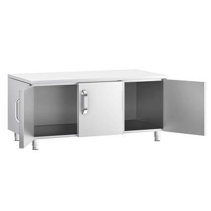 GGM Gastro Stainless Steel Floor Cupboard 1200mm - 3 Doors