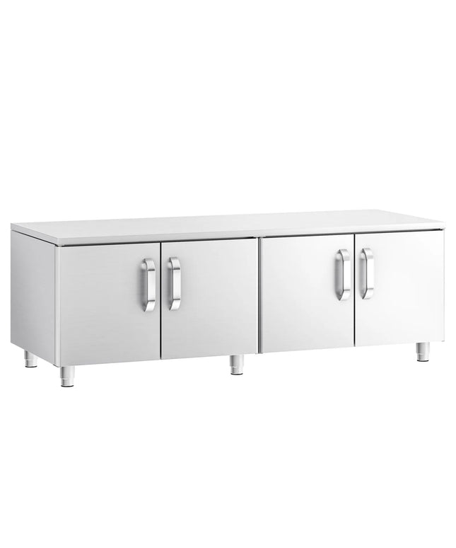 GGM Gastro Stainless Steel Floor Cupboard 1600mm - 4 Doors