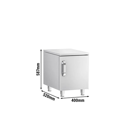 GGM Gastro Stainless Steel Floor Cupboard 400mm - 1 Door