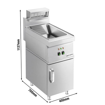 GGM Gastro Stainless Steel Floor Cupboard 400mm - 1 Door