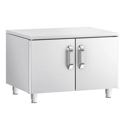 GGM Gastro Stainless Steel Floor Cupboard 800mm - 2 Doors