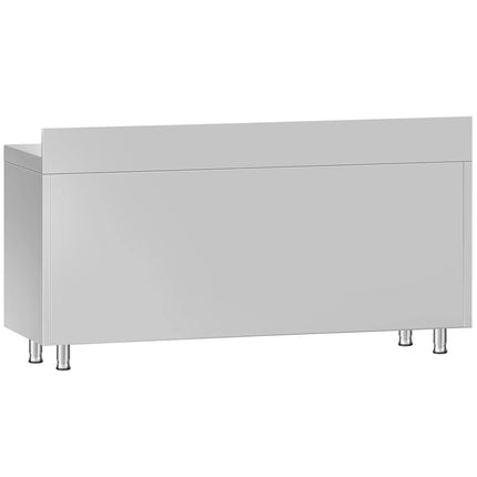 GGM Gastro Stainless Steel Floor Cupboard ECO - 2000x600mm - with 3 Drawers right & Upstand