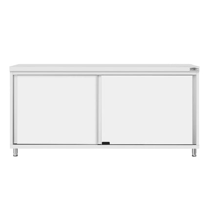 GGM Gastro Stainless Steel Floor Cupboard ECO Flex ECO - 1800x600mm - with Sliding Doors
