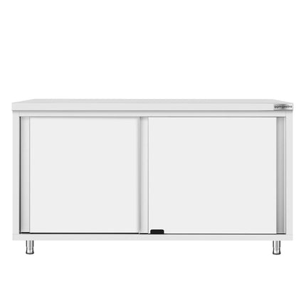 GGM Gastro Stainless Steel Floor Cupboard Flex ECO - 1600x700mm - with Sliding Doors