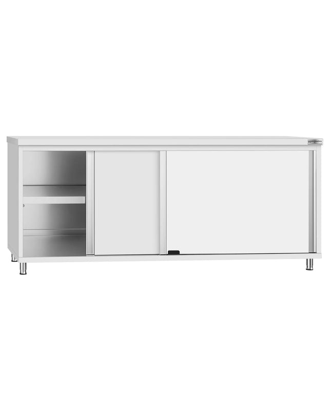 GGM Gastro Stainless Steel Floor Cupboard Flex ECO - 2000x600mm - with Sliding Doors
