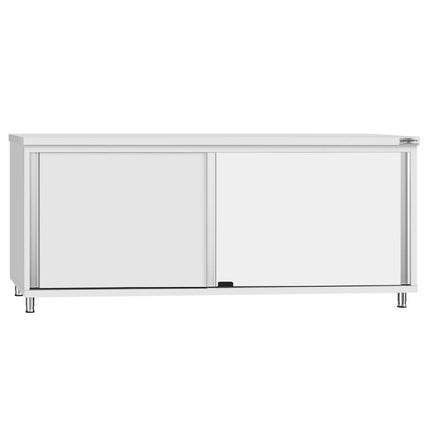 GGM Gastro Stainless Steel Floor Cupboard Flex ECO - 2000x700mm - with Sliding Doors