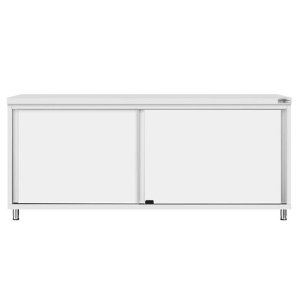 GGM Gastro Stainless Steel Floor Cupboard Flex ECO - 2000x700mm - with Sliding Doors