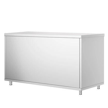 GGM Gastro Stainless Steel Floor Cupboard PREMIUM - 1600x600mm - with Sliding Doors